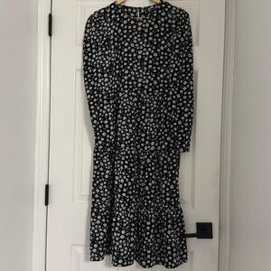 H&M floral print midi dress size xxs
